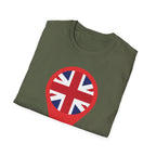 Union Jack Map Pin T-Shirt — British Patriotic Tee