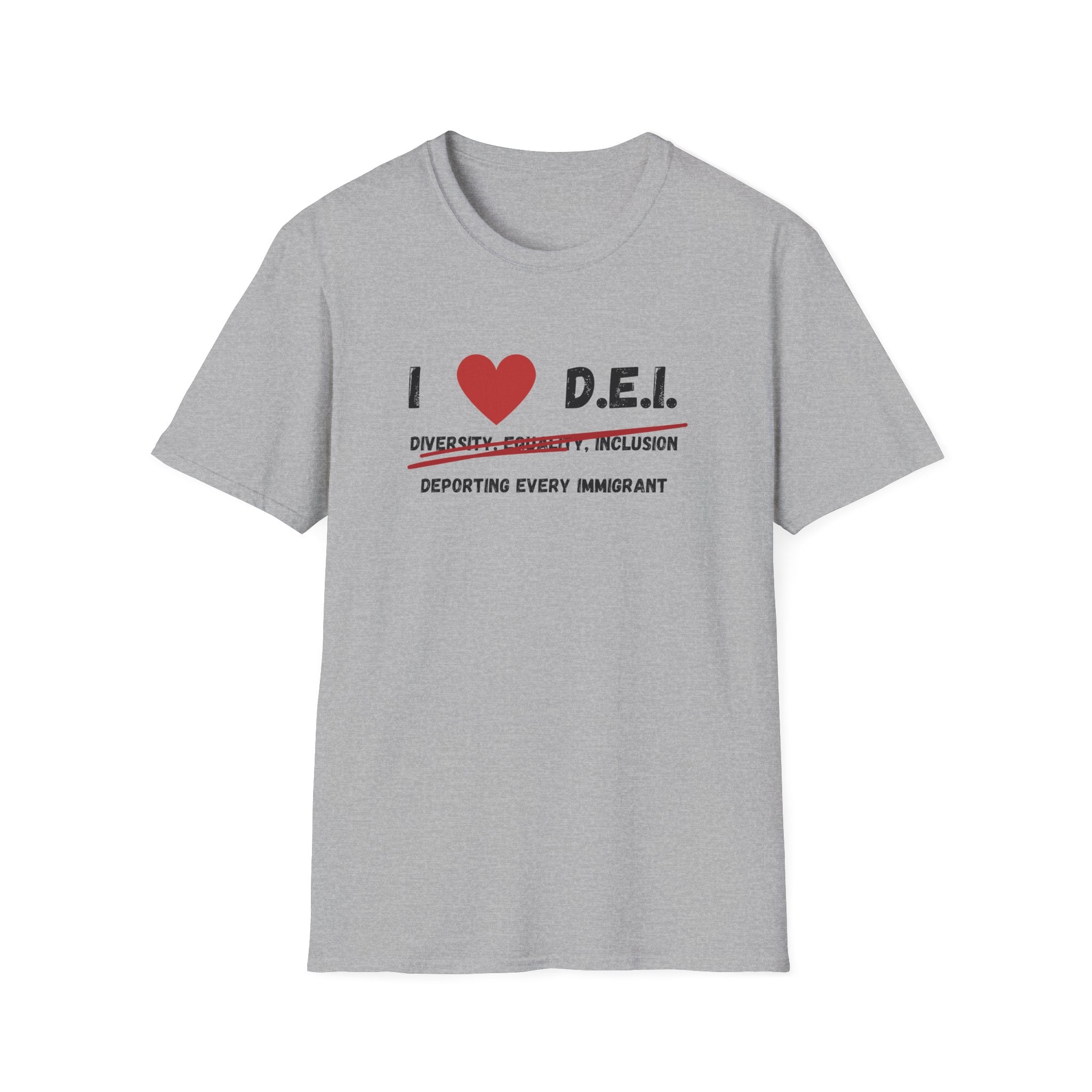 “I Love DEI” — Controversial Political T-Shirt
