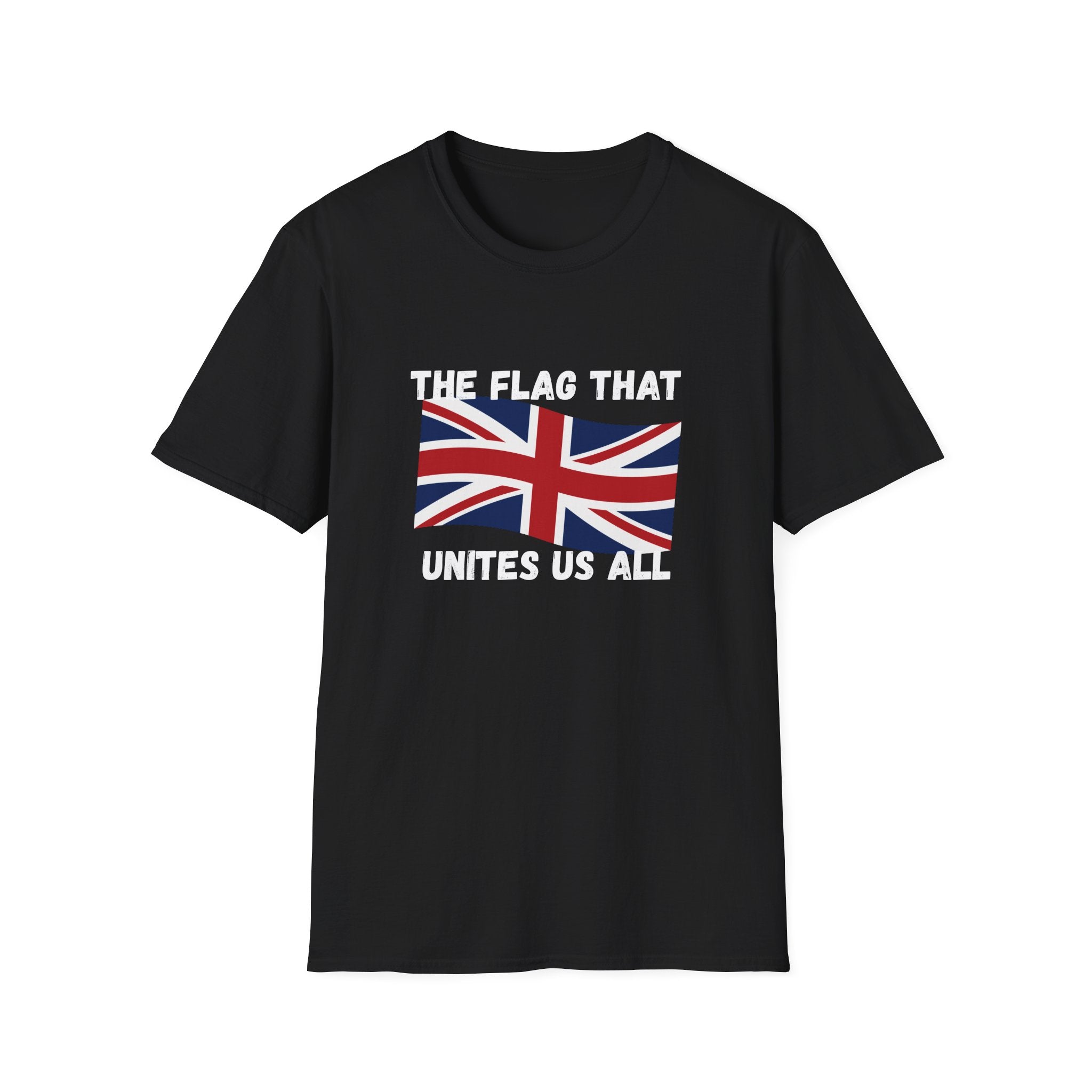 Union Jack T-Shirt — "The Flag That Unites Us All" British Patriotic Tee