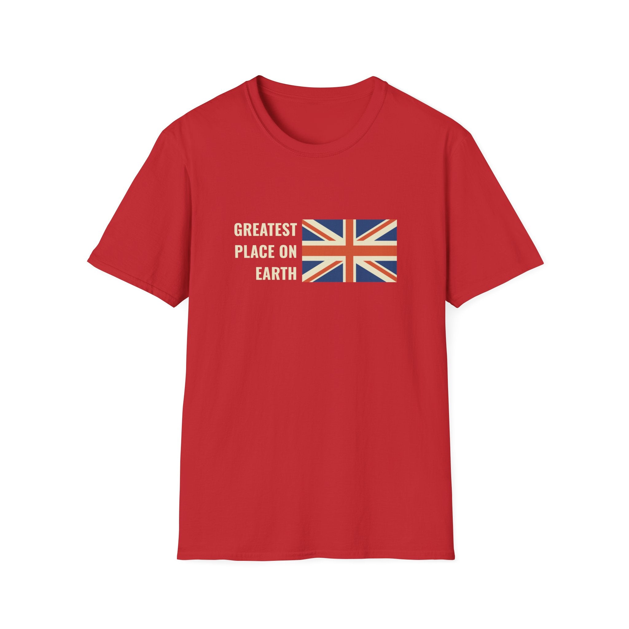 Greatest Place on Earth British Flag T-Shirt