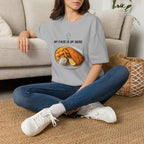 Fish & Chips "My face is up here" British Humour T-Shirt - Our Colours