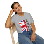 T-Shirt — "No Pain No Britain" Union Jack Graphic