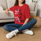 T-Shirt — "No Pain No Britain" Patriotic Lion Graphic