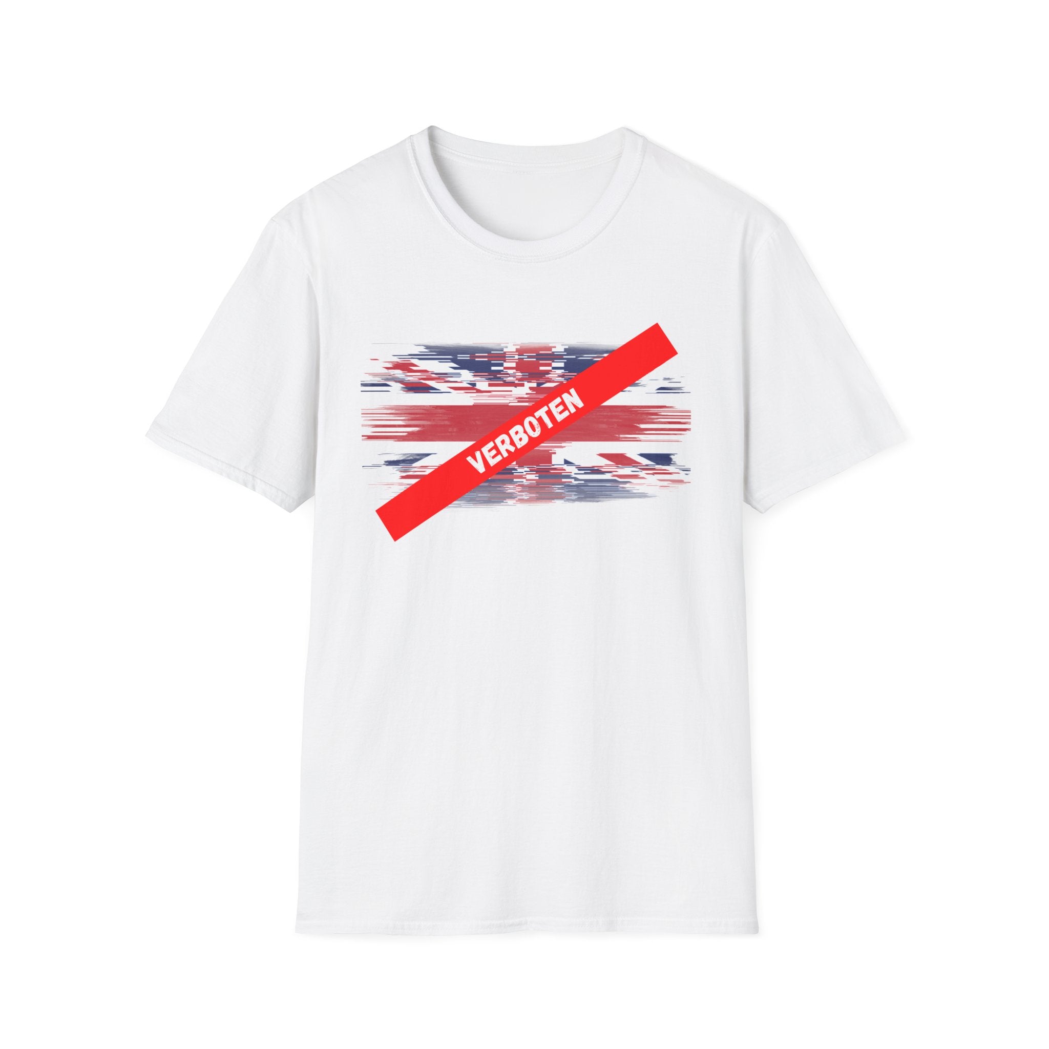 Union Jack 'Verboten' T-Shirt — British Political Statement Tee