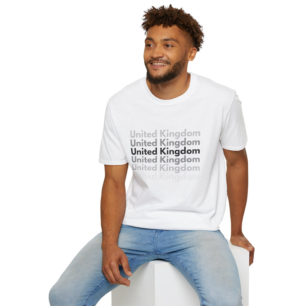 United Kingdom Repeat Text T-Shirt