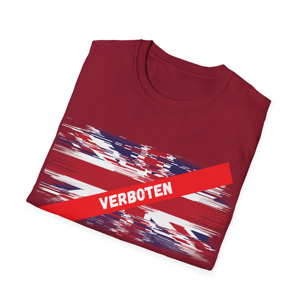 Union Jack 'Verboten' T-Shirt — British Political Statement Tee