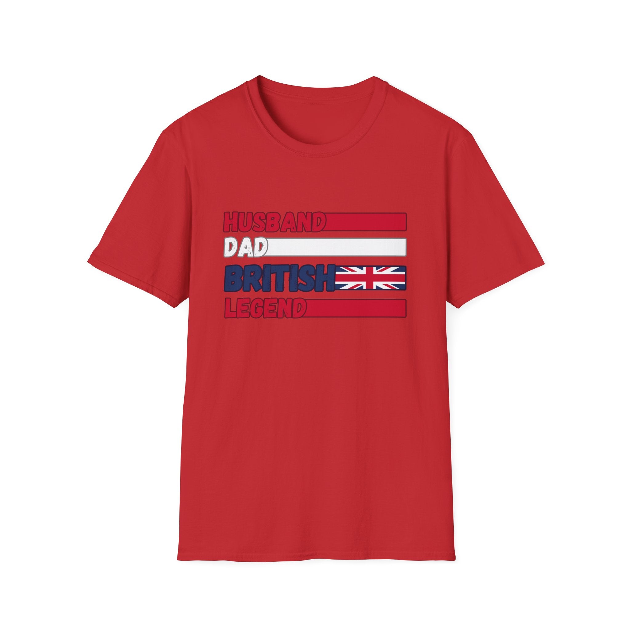 British Legend T-Shirt — 'Husband Dad British Legend' Graphic Tee