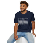 United Kingdom Repeat Text T-Shirt