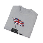 Raising Our Colours T-Shirt (no slogan) — British Flag Patriotic Tee