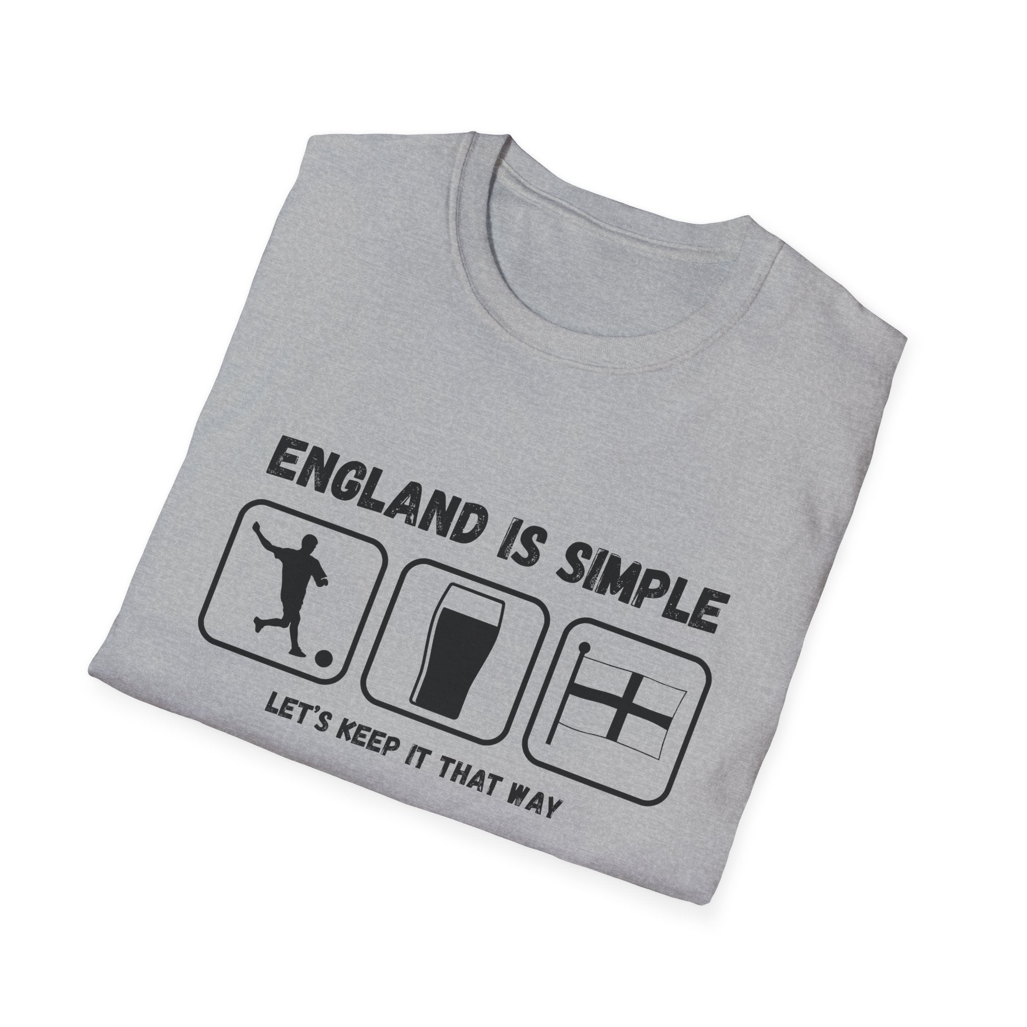 England Is Simple T-Shirt — Football, Pint & Flag Tee (Let’s Keep It That Way)