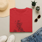 United Kingdom Typography T-Shirt — Minimal British Map Text Design