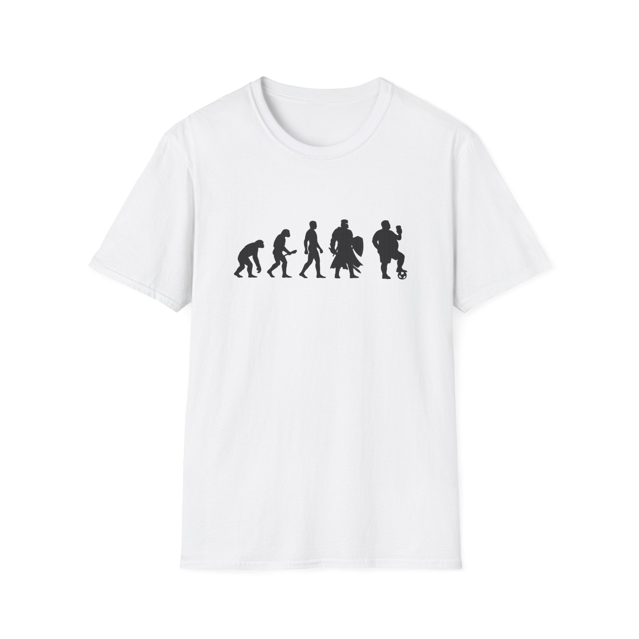T-Shirt — Evolution to British Bloke Silhouette