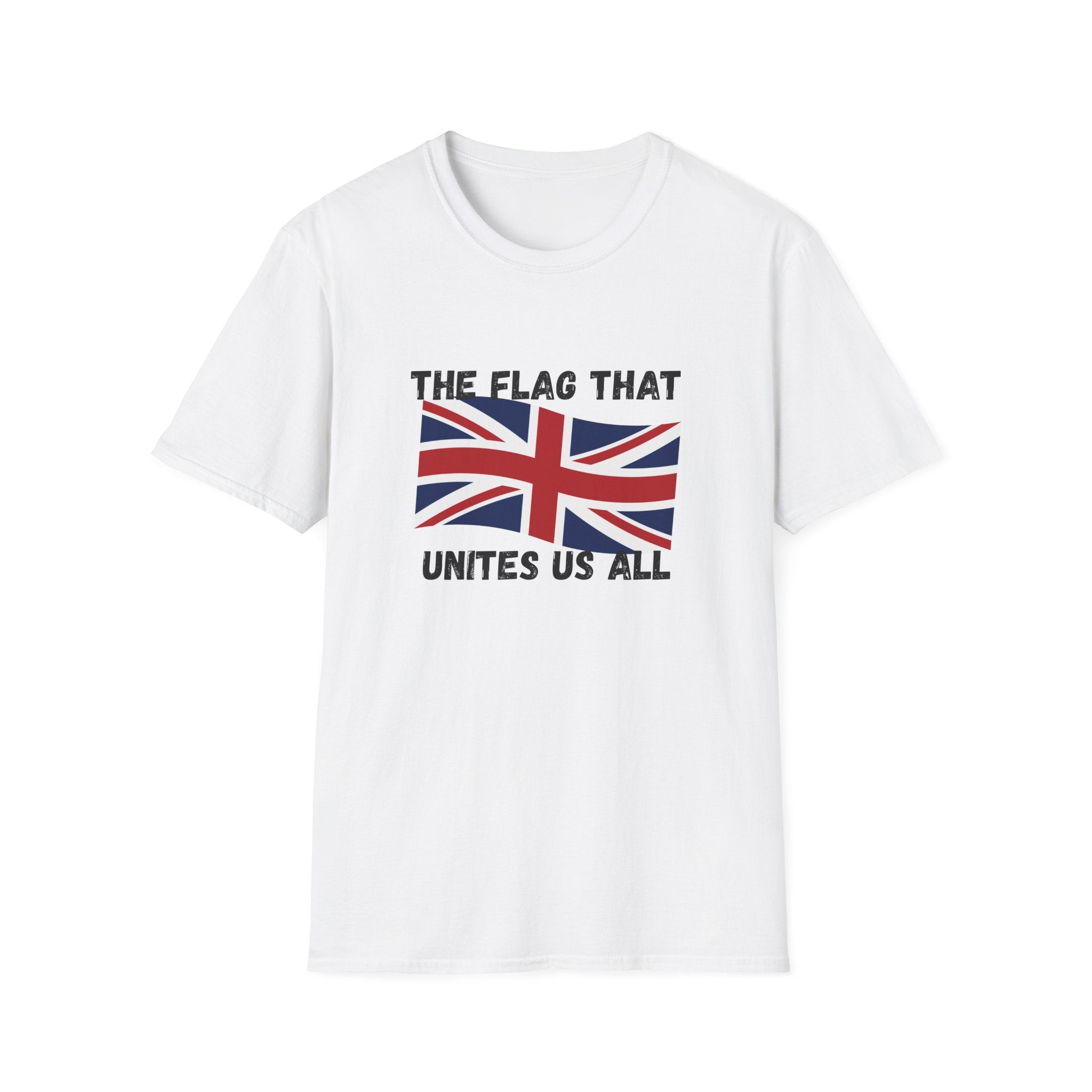 Union Jack T-Shirt — "The Flag That Unites Us All" British Patriotic Tee