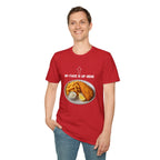 Fish & Chips "My face is up here" British Humour T-Shirt - Our Colours
