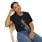 United Kingdom Typography T-Shirt — Minimal British Map Text Design