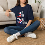 T-Shirt — "No Pain No Britain" British Flag Fitness