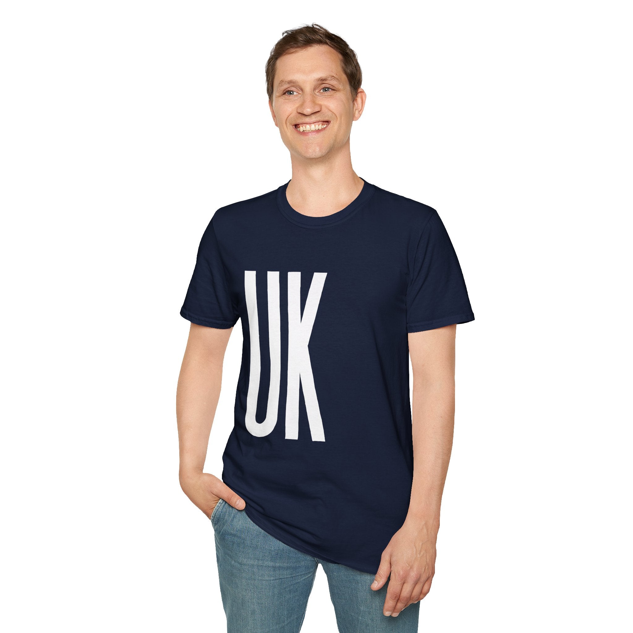 UK Bold Text T-Shirt — British Patriotic Tee