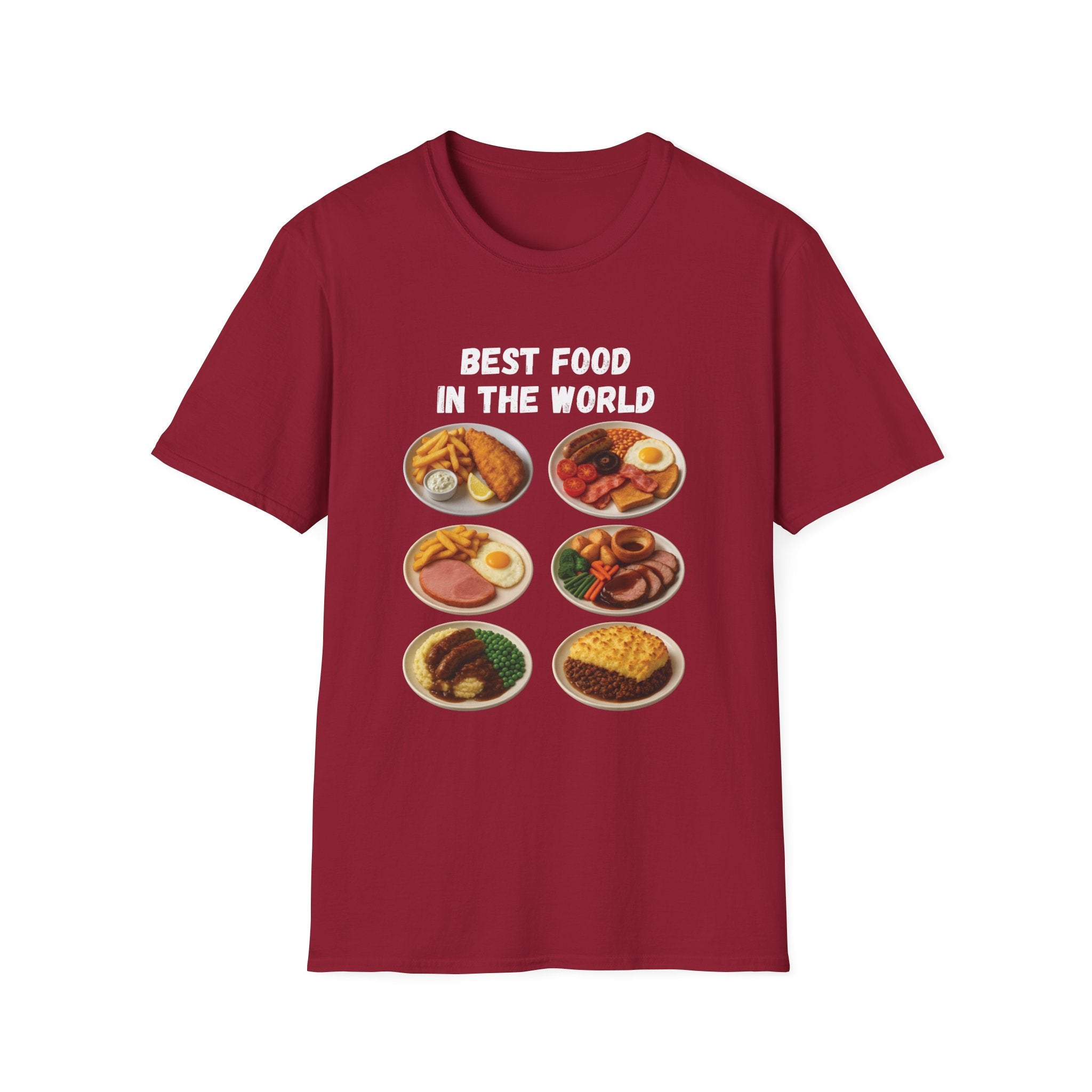 "Best food in the world" — British Humour T-Shirt