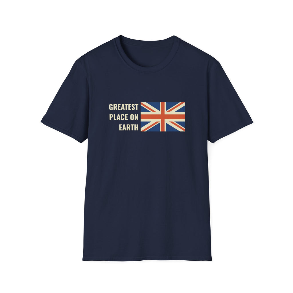 Greatest Place on Earth British Flag T-Shirt
