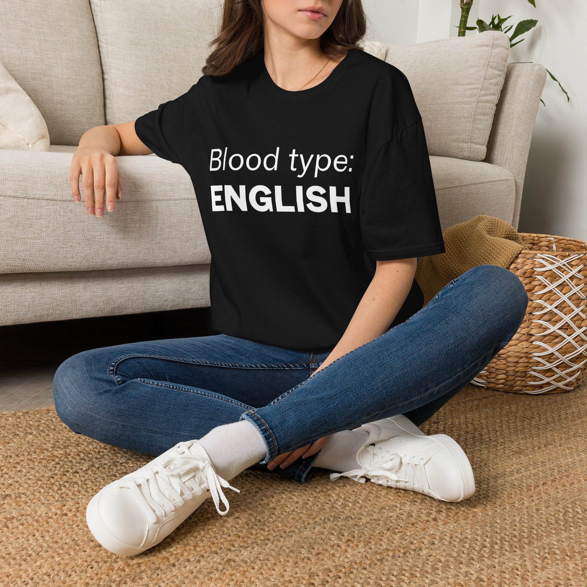 Blood Type: ENGLISH T-Shirt