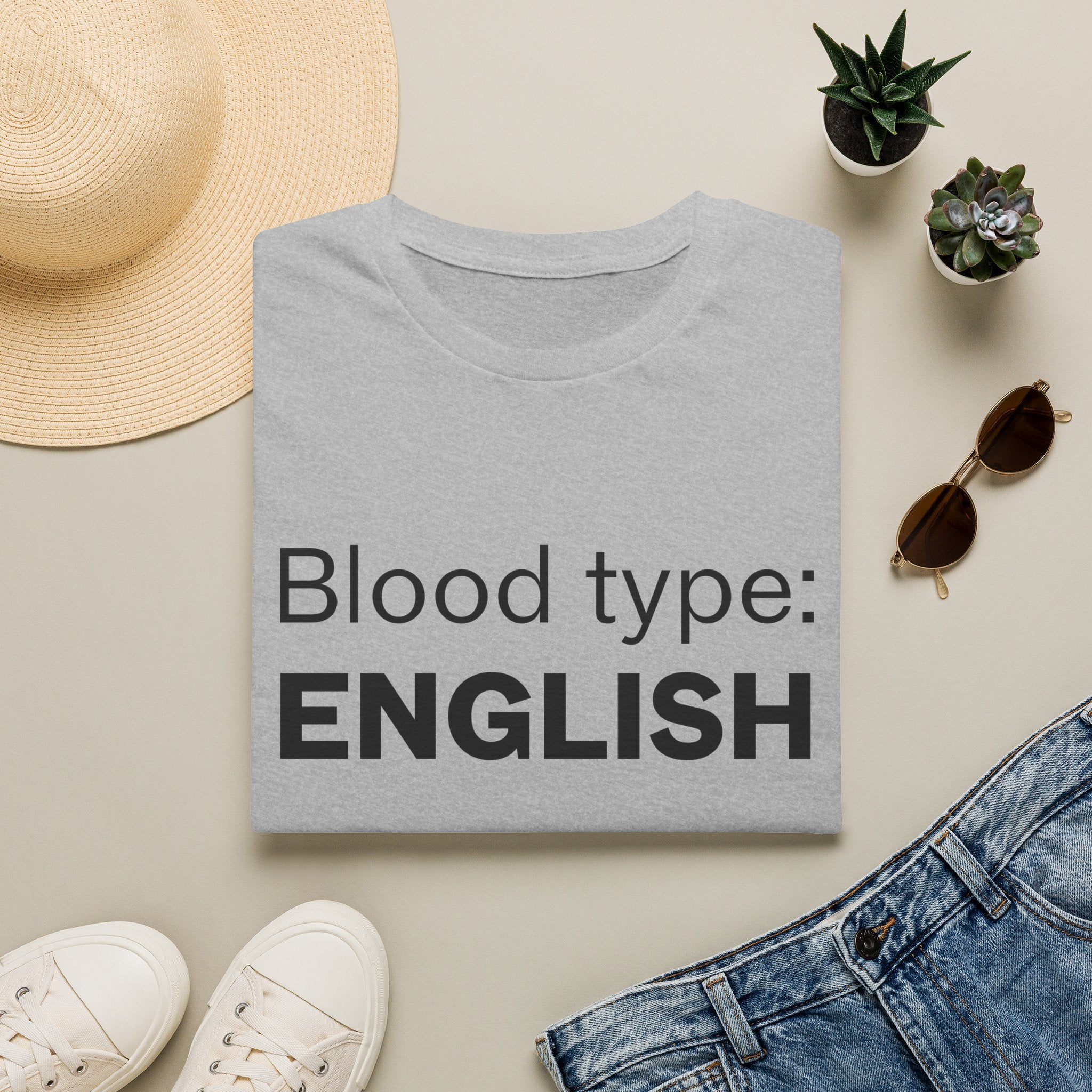 Blood Type: ENGLISH T-Shirt