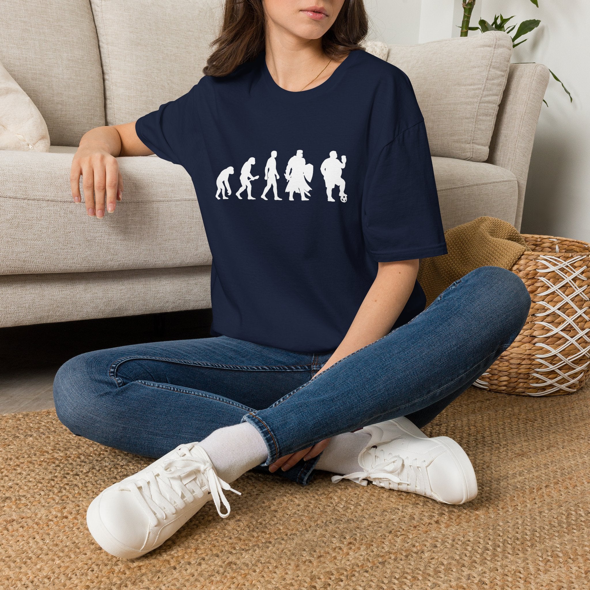 T-Shirt — Evolution to British Bloke Silhouette