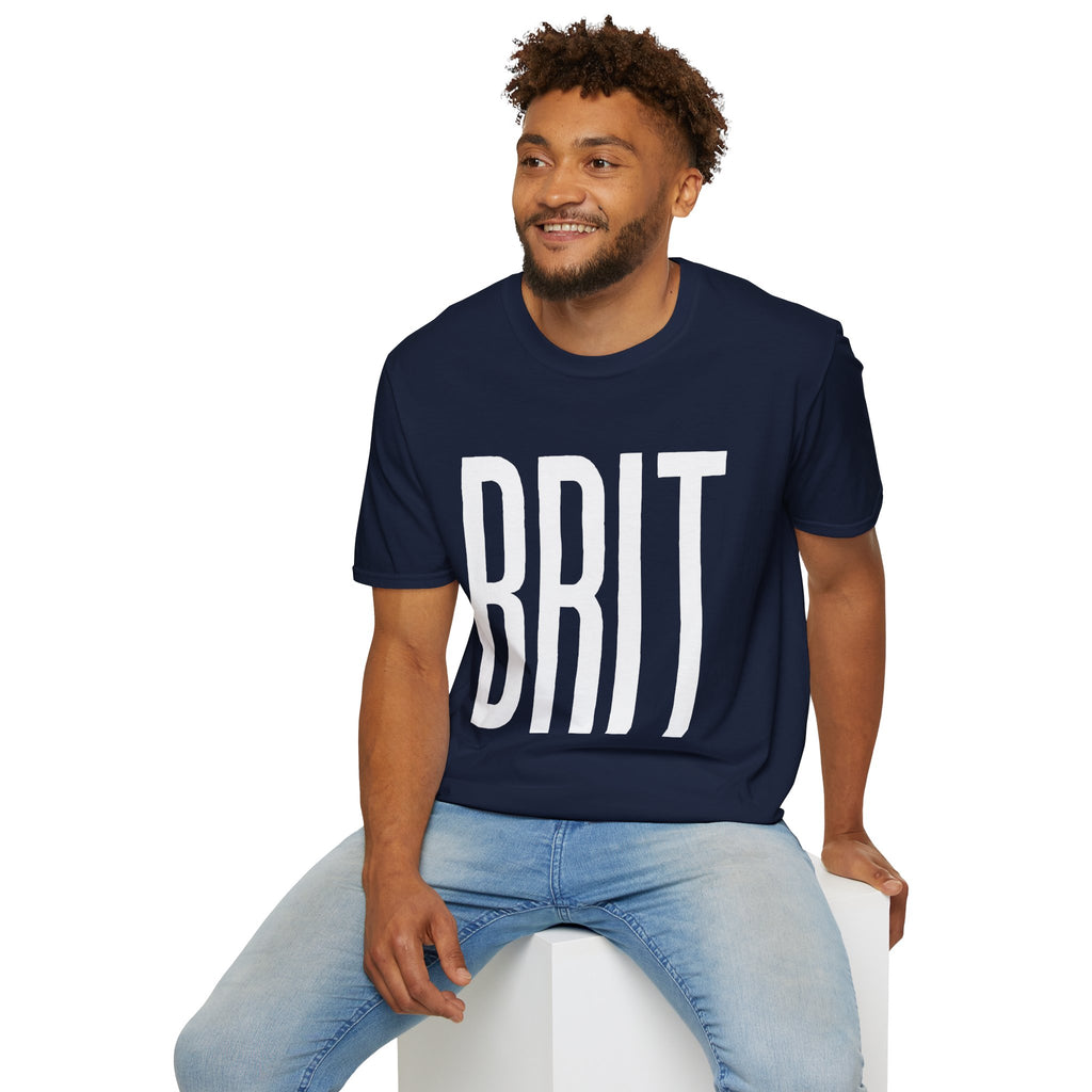 BRIT Patriotic T-Shirt — Full-Front BRIT Design - Our Colours