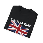 Union Jack T-Shirt — "The Flag That Unites Us All" British Patriotic Tee