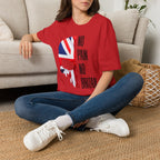 T-Shirt — "No Pain No Britain" Union Jack Skull Graphic Tee