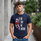 "No Brit No Britain" Patriotic Lion Graphic