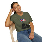 Raising Our Colours T-Shirt (no slogan) — British Flag Patriotic Tee - Our Colours