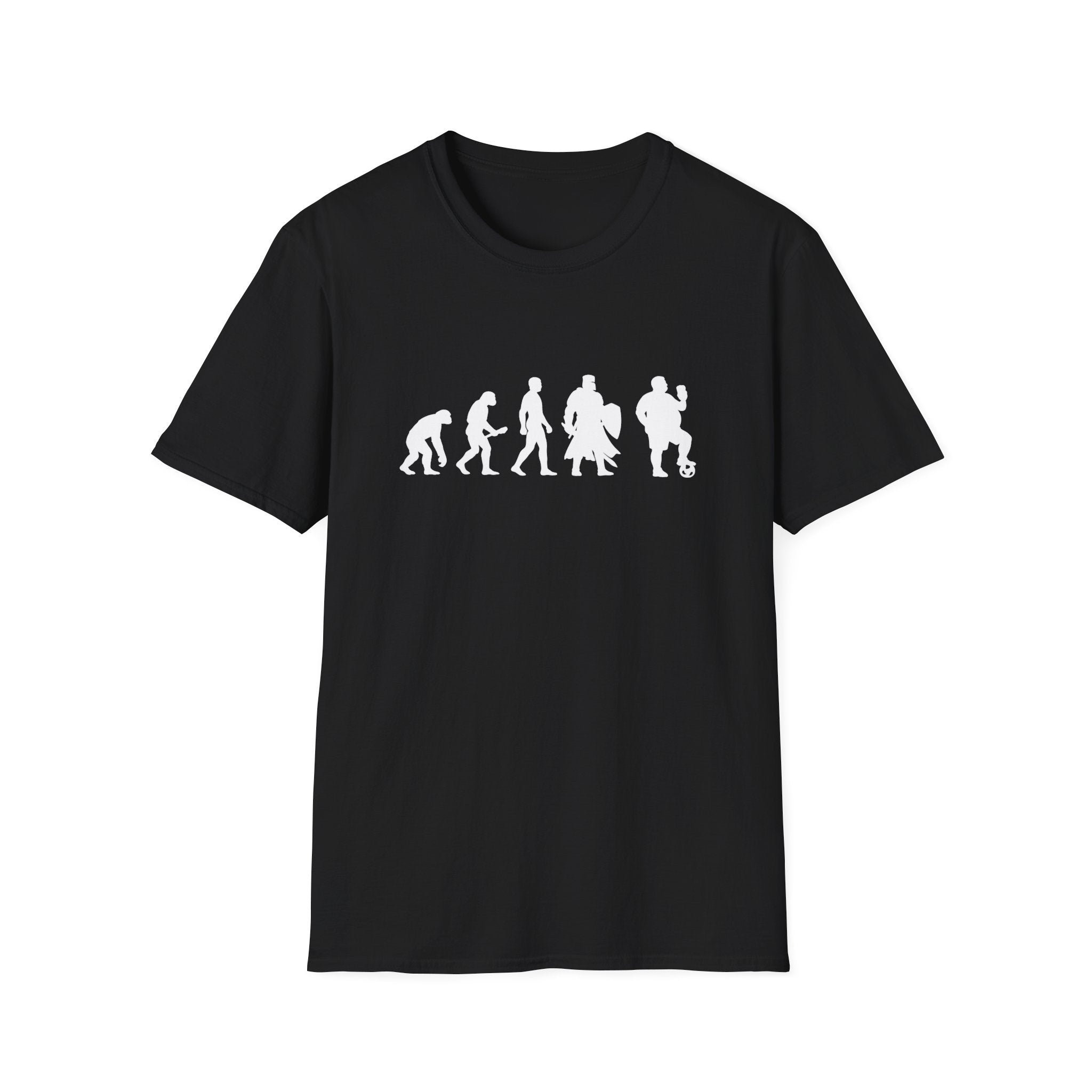 T-Shirt — Evolution to British Bloke Silhouette