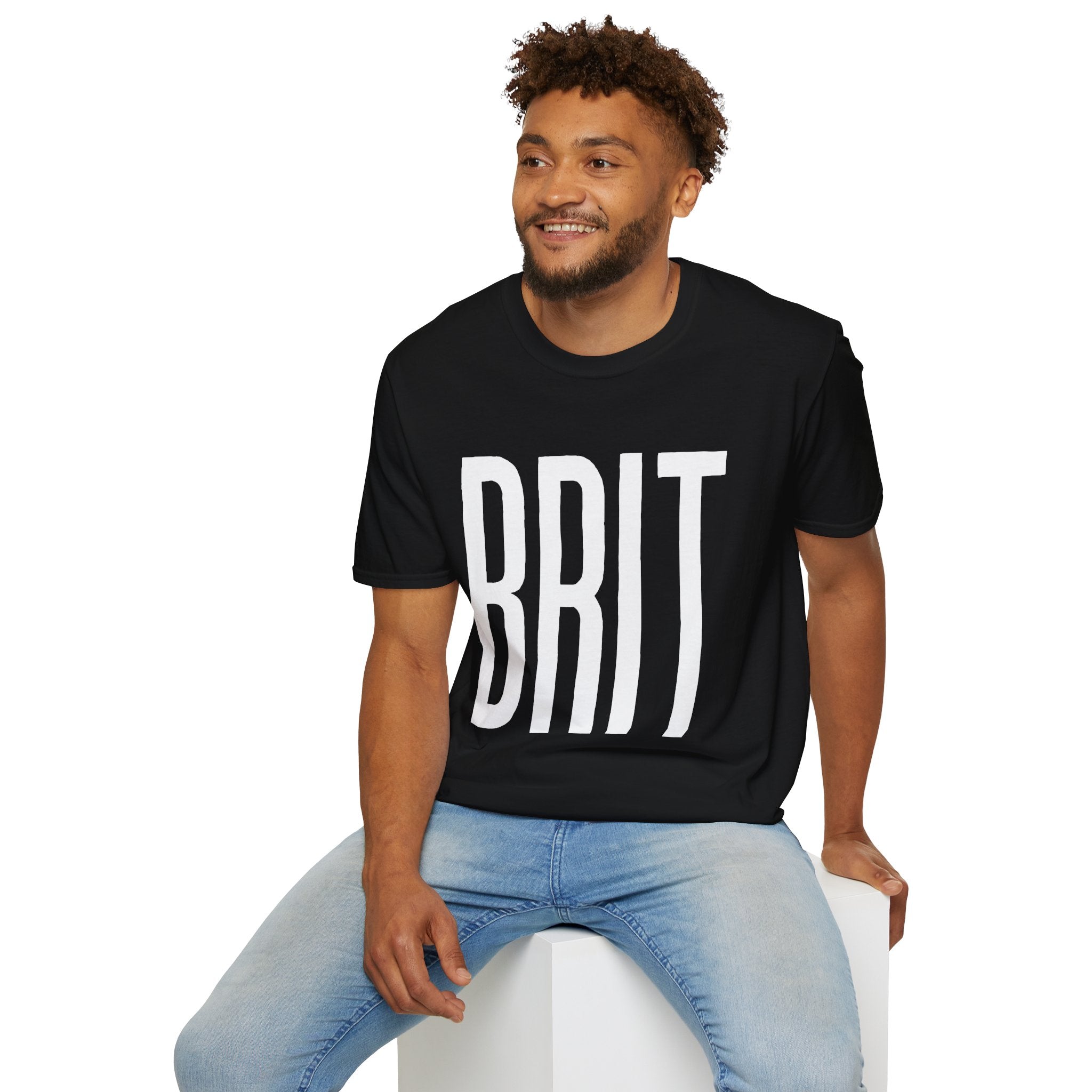 BRIT Patriotic T-Shirt — Full-Front BRIT Design - Our Colours