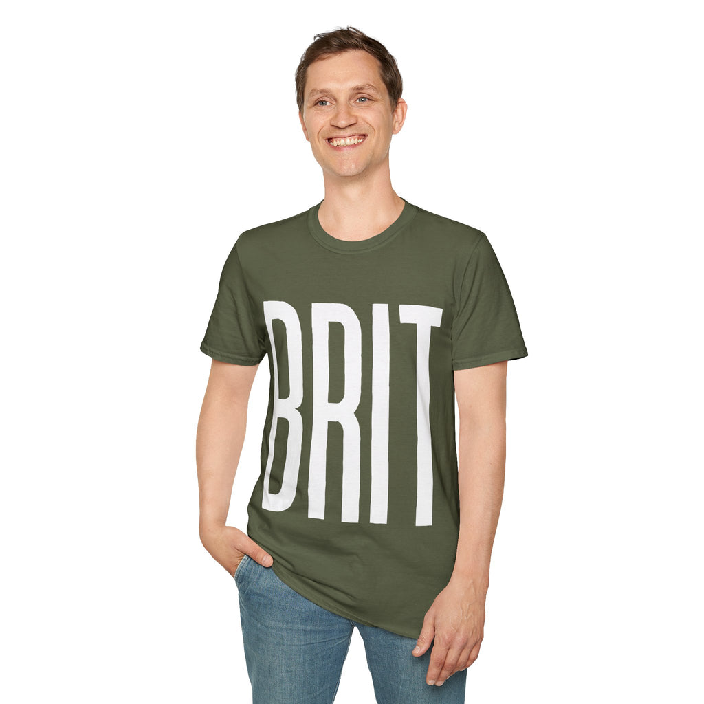 BRIT Patriotic T-Shirt — Full-Front BRIT Design