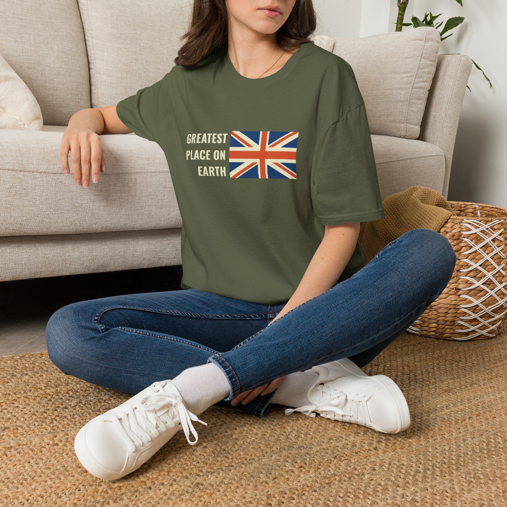 Greatest Place on Earth British Flag T-Shirt