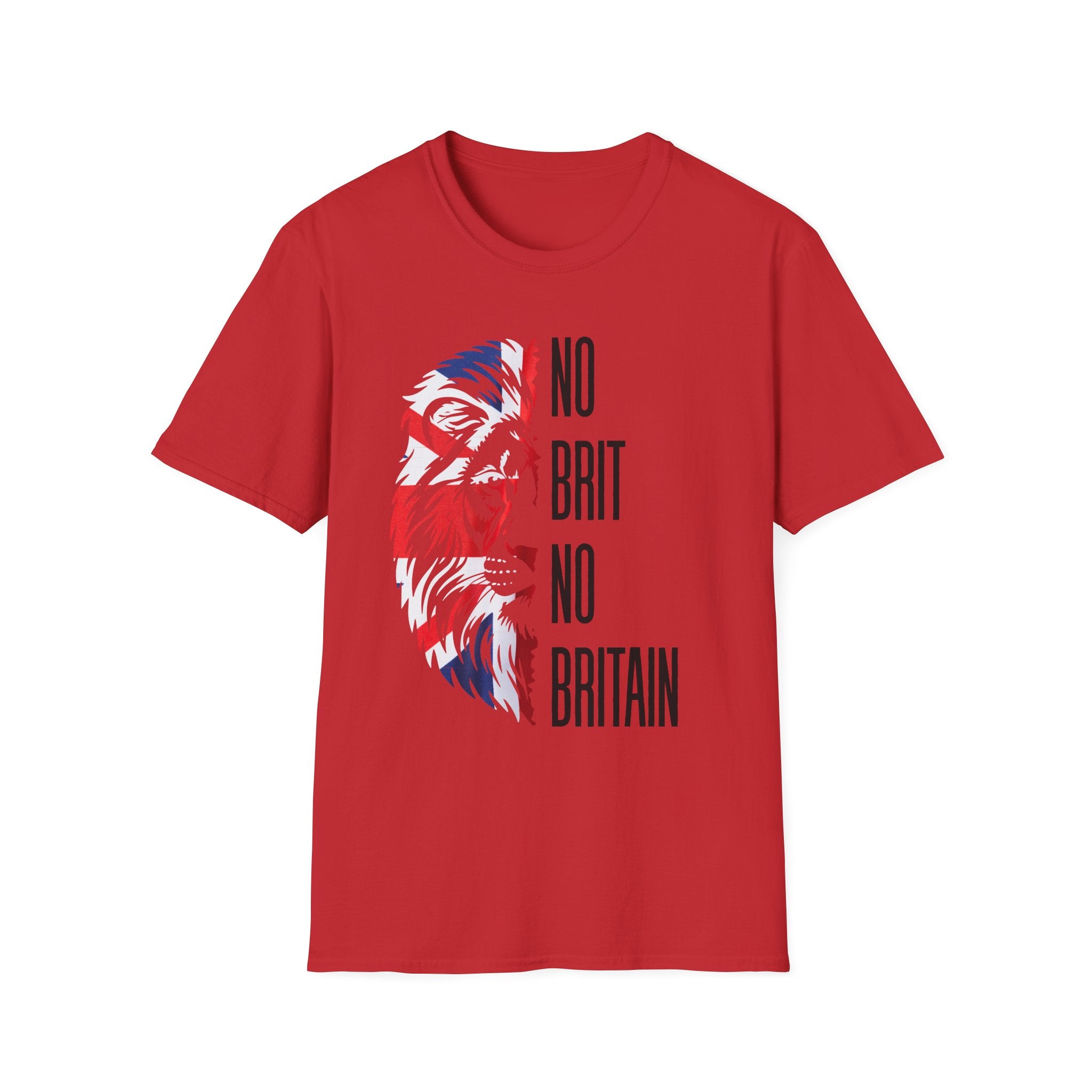 "No Brit No Britain" Patriotic Lion Graphic