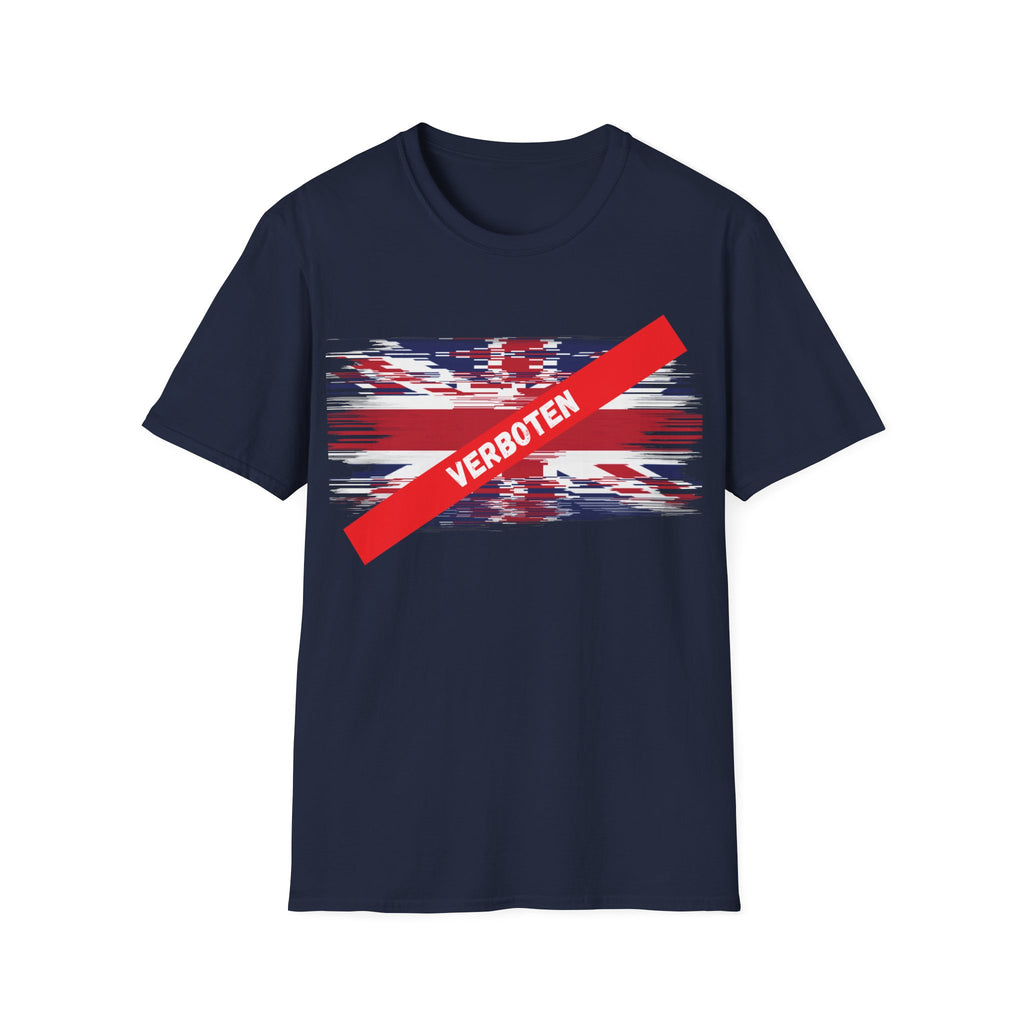 Union Jack 'Verboten' T-Shirt — British Political Statement Tee