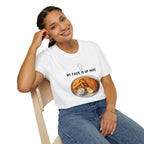 Fish & Chips "My face is up here" British Humour T-Shirt - Our Colours