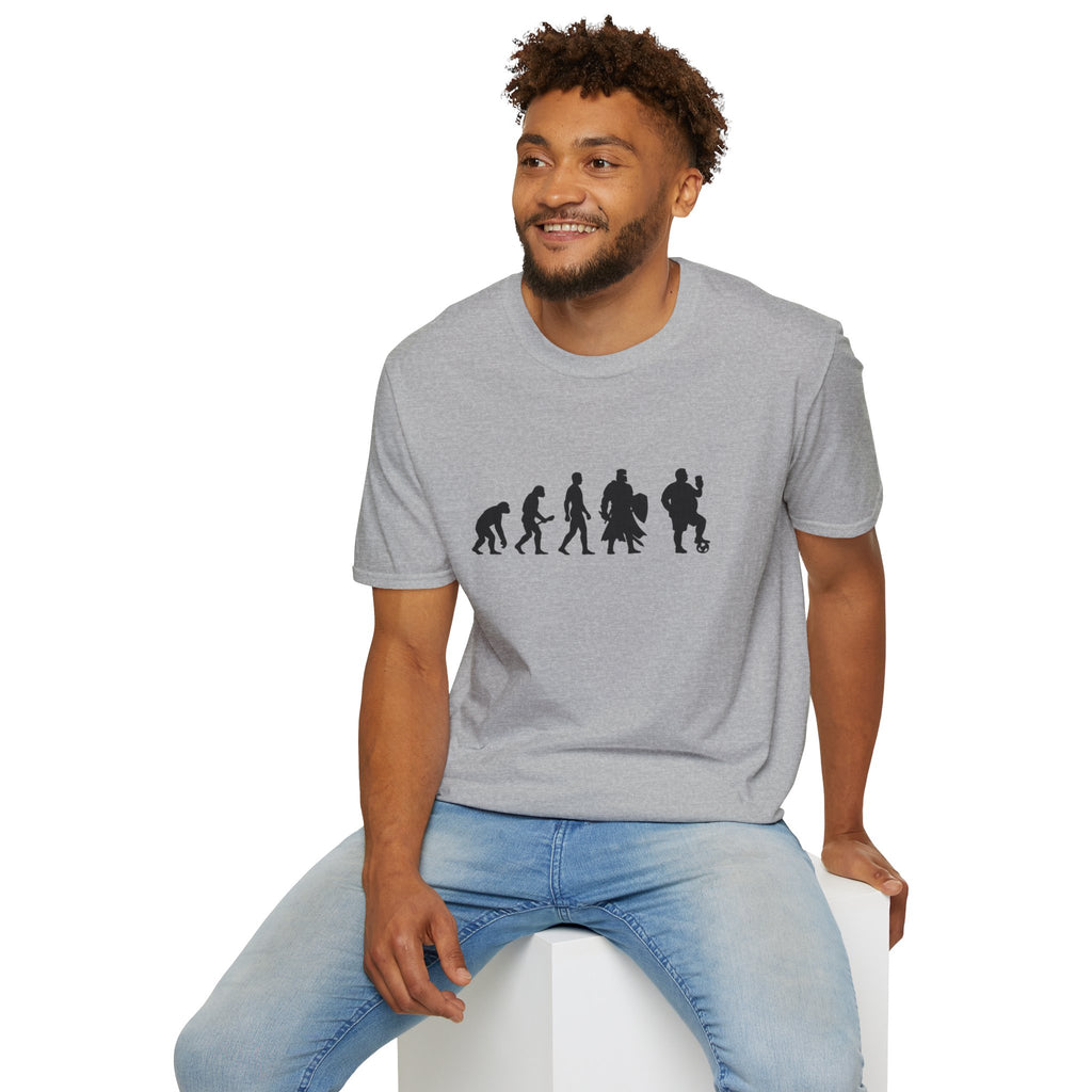 T-Shirt — Evolution to British Bloke Silhouette
