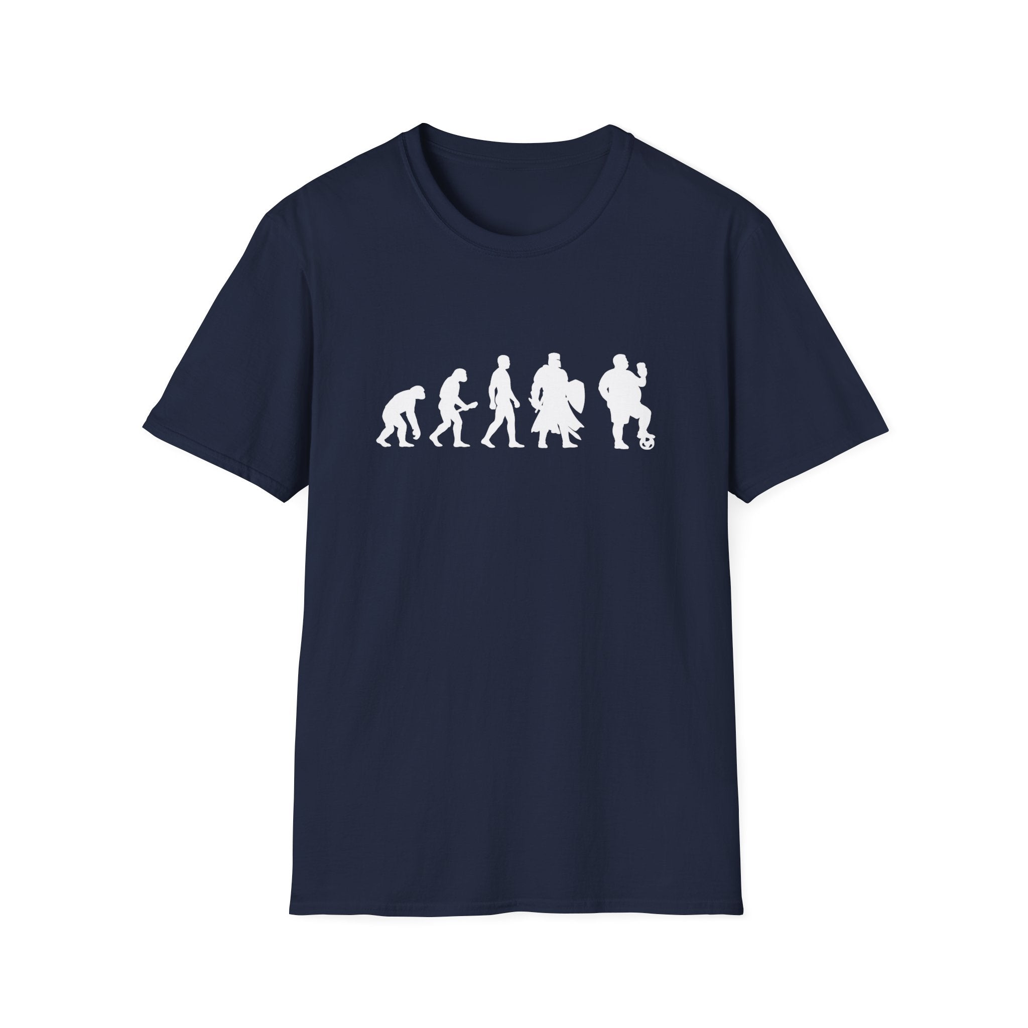 T-Shirt — Evolution to British Bloke Silhouette