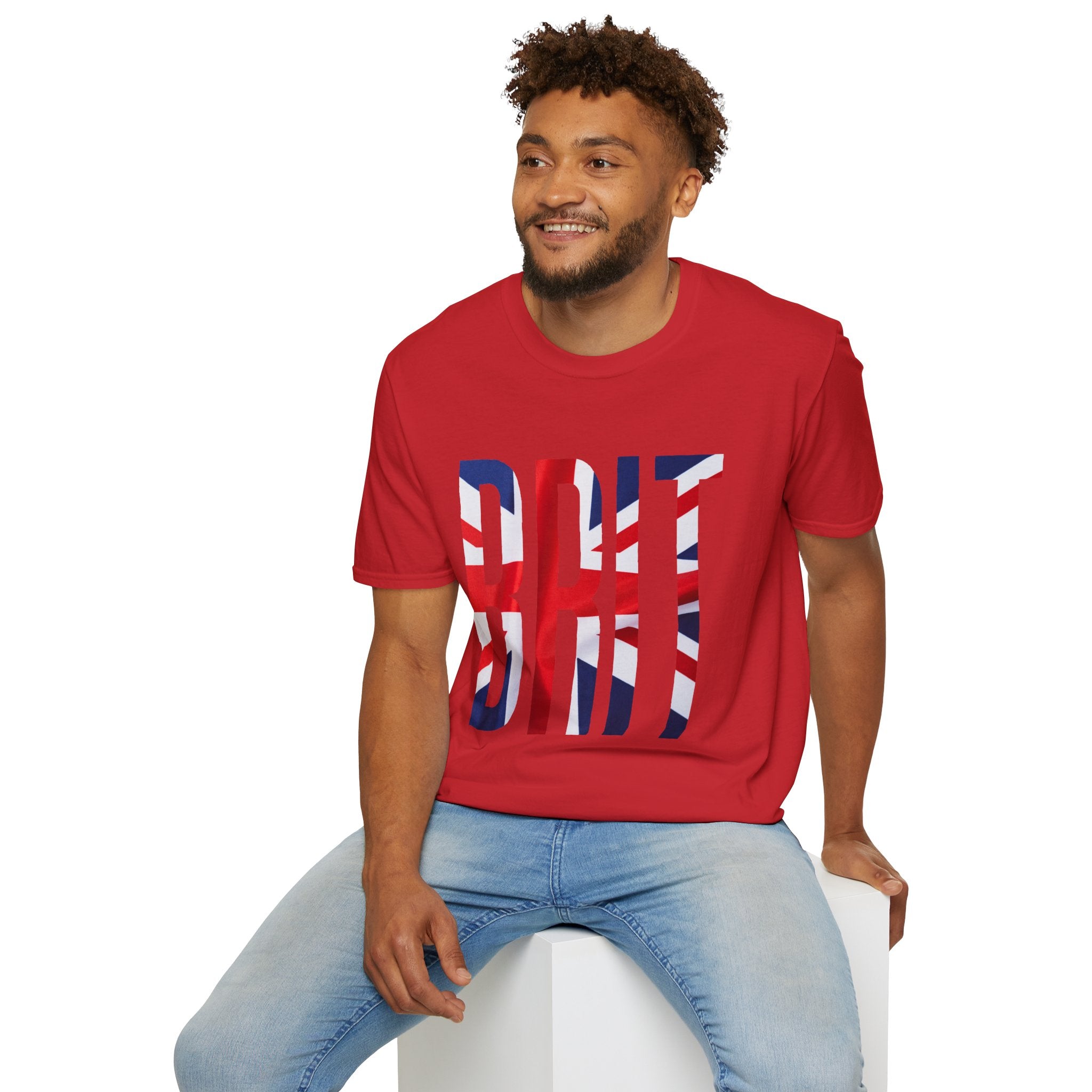 Brit Flag T-Shirt — Bold 'BRIT' Union Jack Graphic Tee