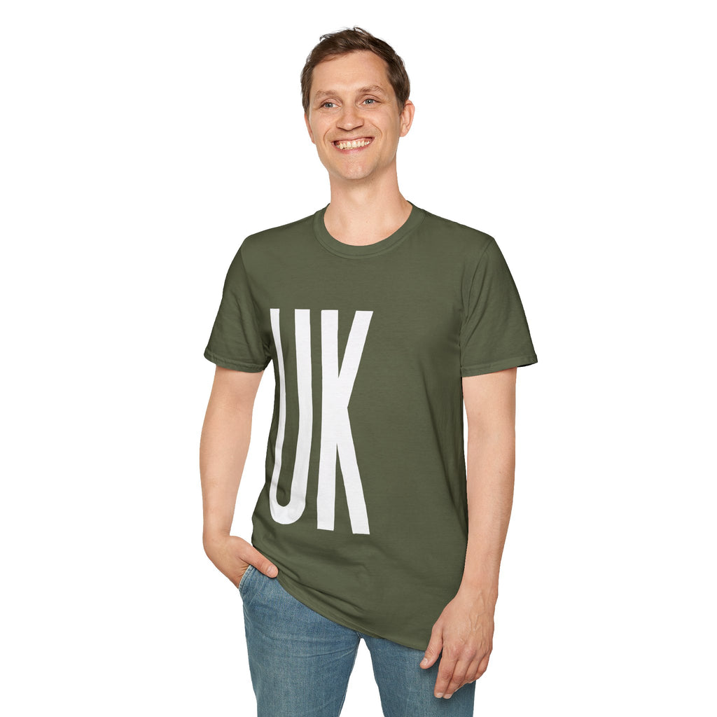 UK Bold Text T-Shirt — British Patriotic Tee