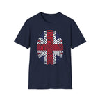Union Jack Fingerprint British T-Shirt — Patriotic UK Pride Tee