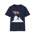 Raising Our Colours T-Shirt (no slogan) — British Flag Patriotic Tee