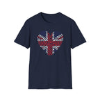 Union Jack Heart Fingerprint T-Shirt — British Patriot Tee - Our Colours