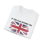 Union Jack Political T-Shirt — "If This Flag Offends You, Go Deport Yourself"