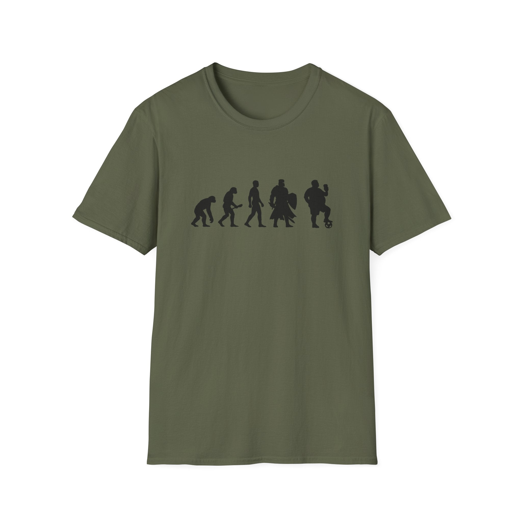 T-Shirt — Evolution to British Bloke Silhouette