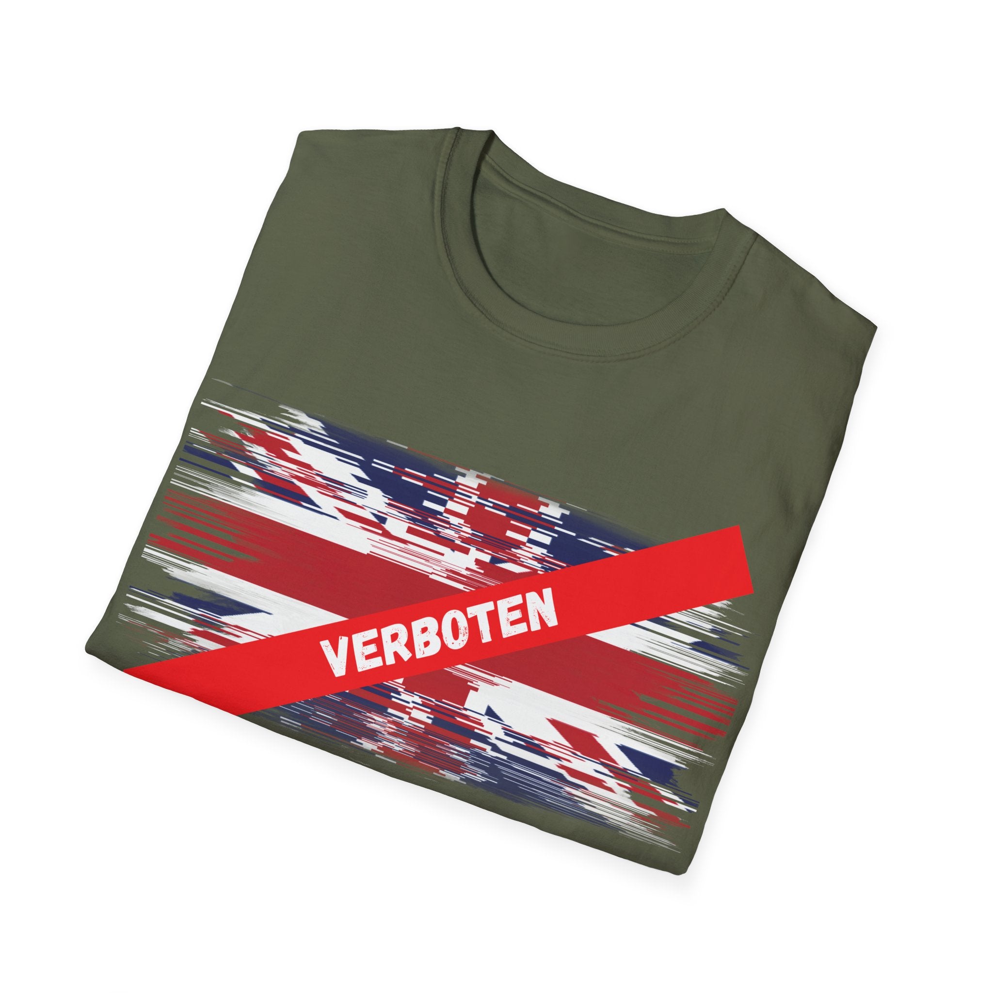 Union Jack 'Verboten' T-Shirt — British Political Statement Tee