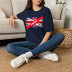Censored Union Jack T-Shirt — British Political Flag Tee