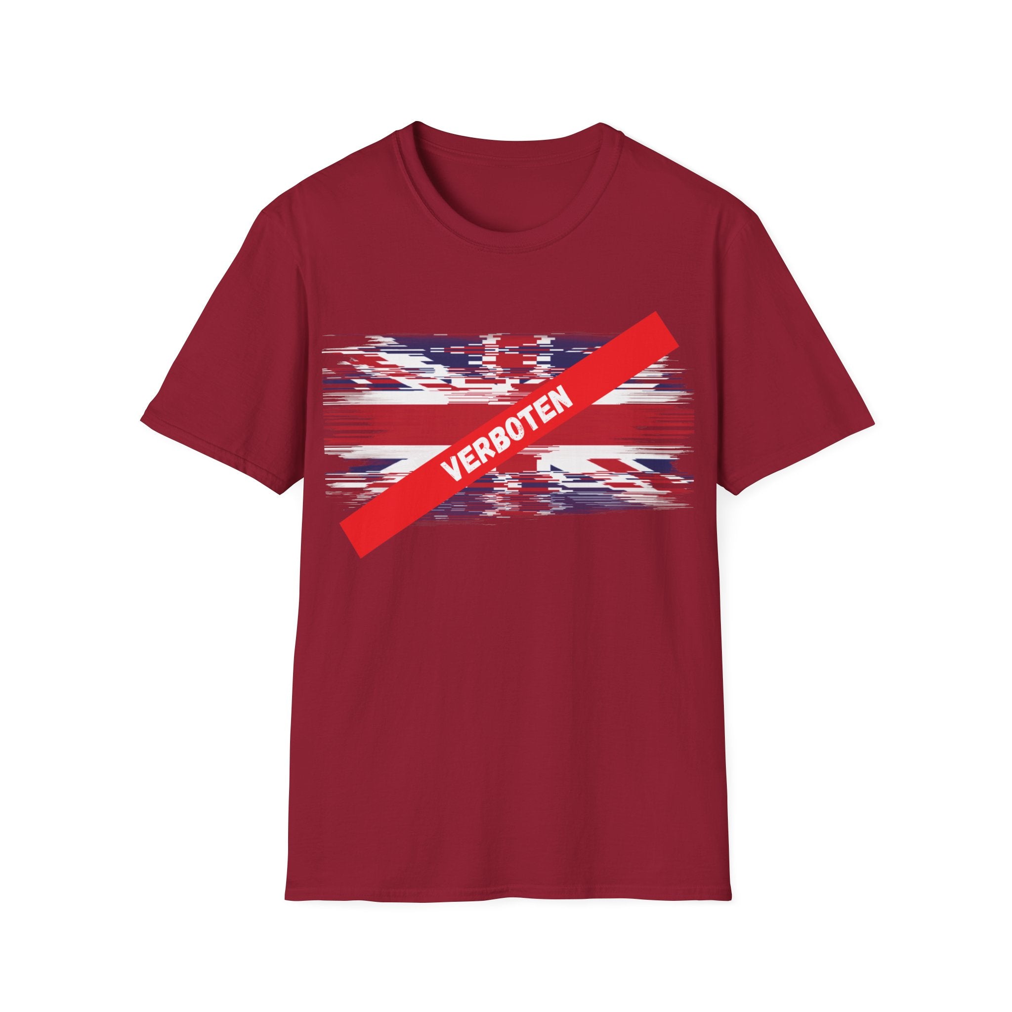 Union Jack 'Verboten' T-Shirt — British Political Statement Tee